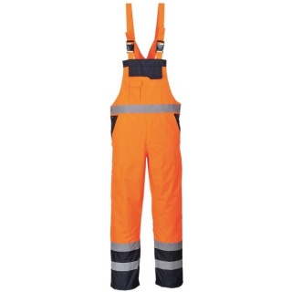 Portwest S488 Contrast Bib & Brace -Unlined